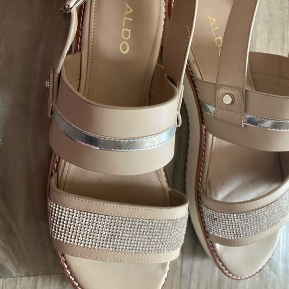 aldo rhinestone sandals